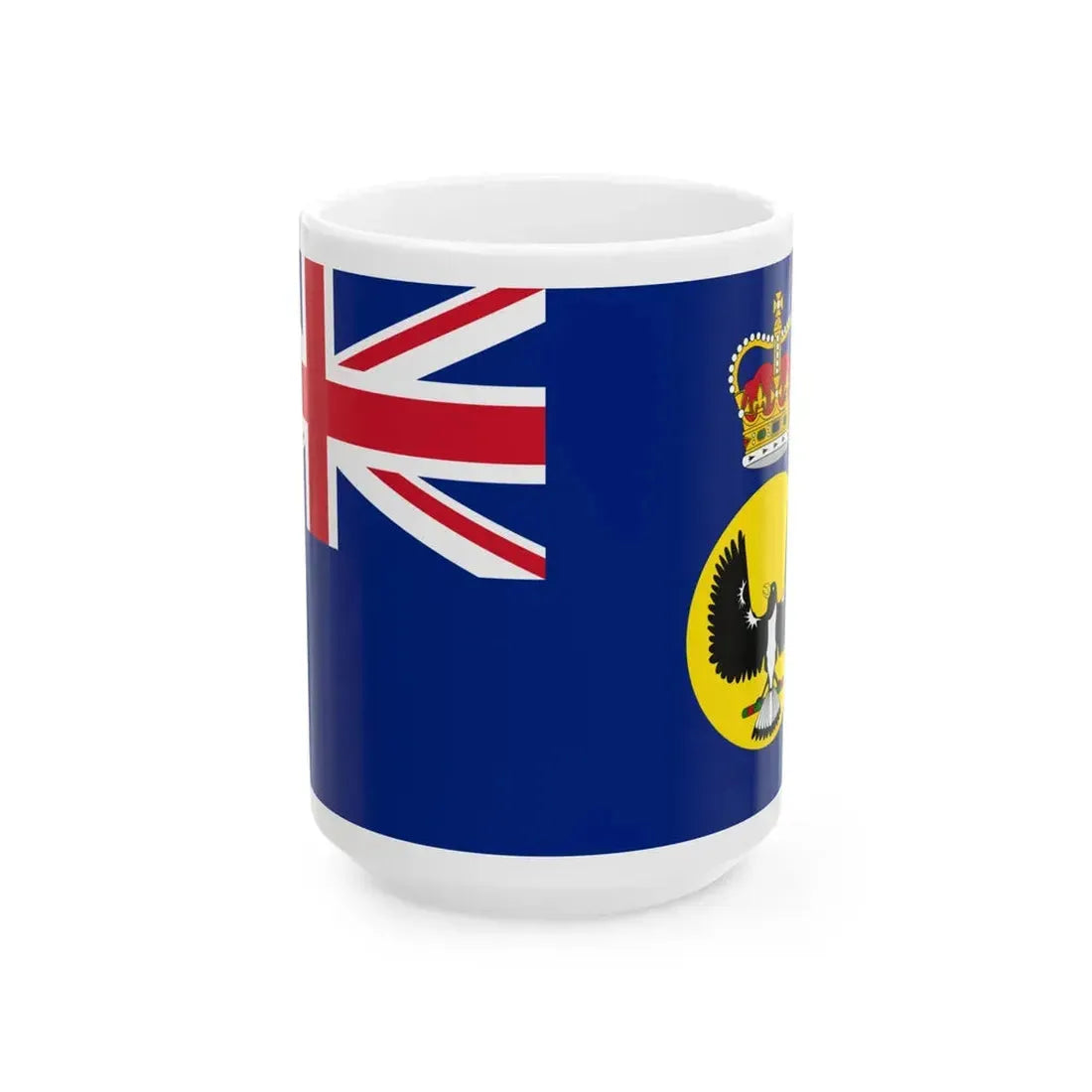 Flag of the Governor of South Australia (Australia) White Coffee Mug 15oz - Go Mug Yourself