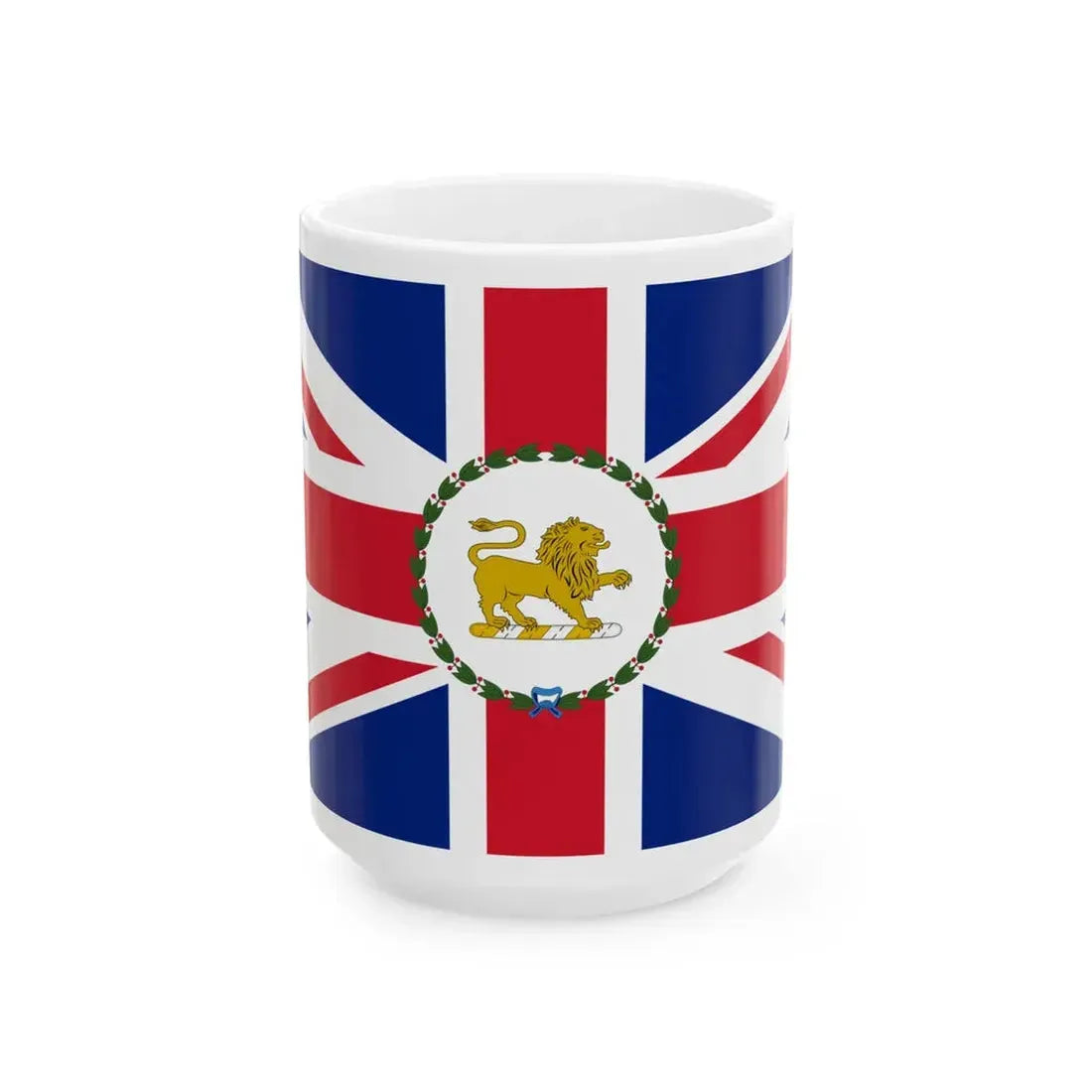 Flag of the Governor of Tasmania 1875-1876 (Australia) White Coffee Mug 15oz - Go Mug Yourself
