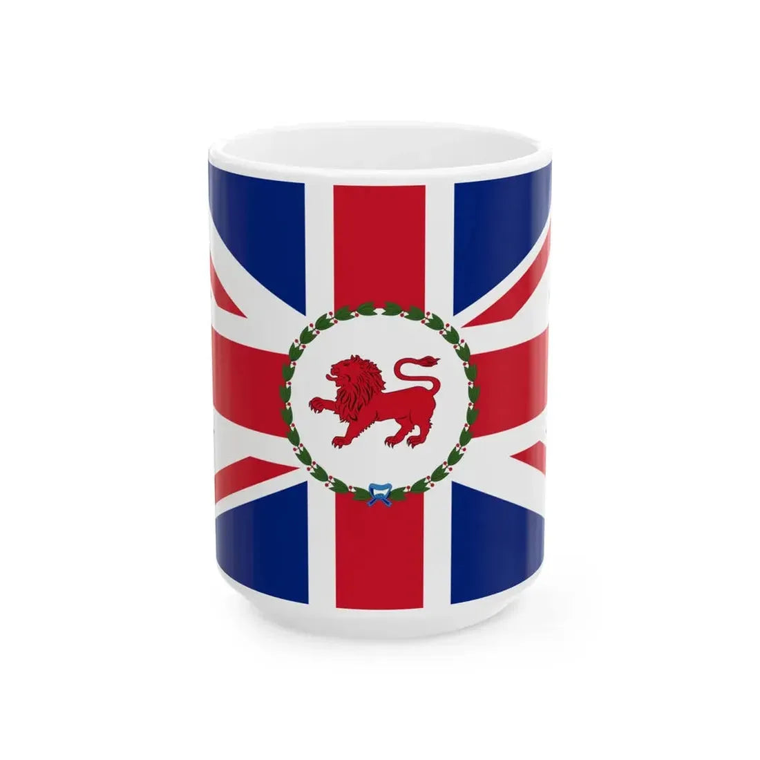 Flag of the Governor of Tasmania 1876-1977 (Australia) White Coffee Mug 15oz - Go Mug Yourself