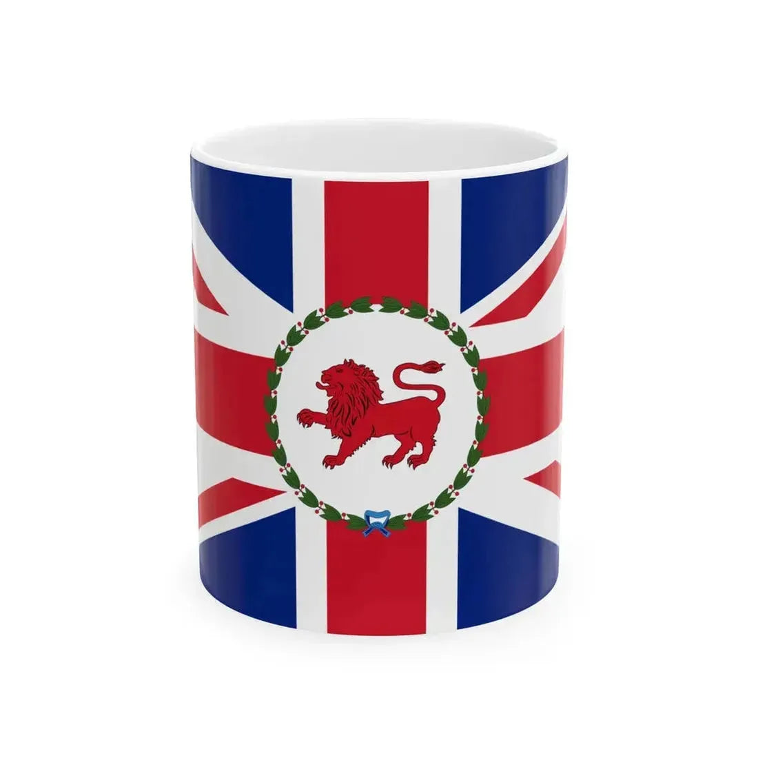 Flag of the Governor of Tasmania 1876-1977 (Australia) White Coffee Mug - Go Mug Yourself