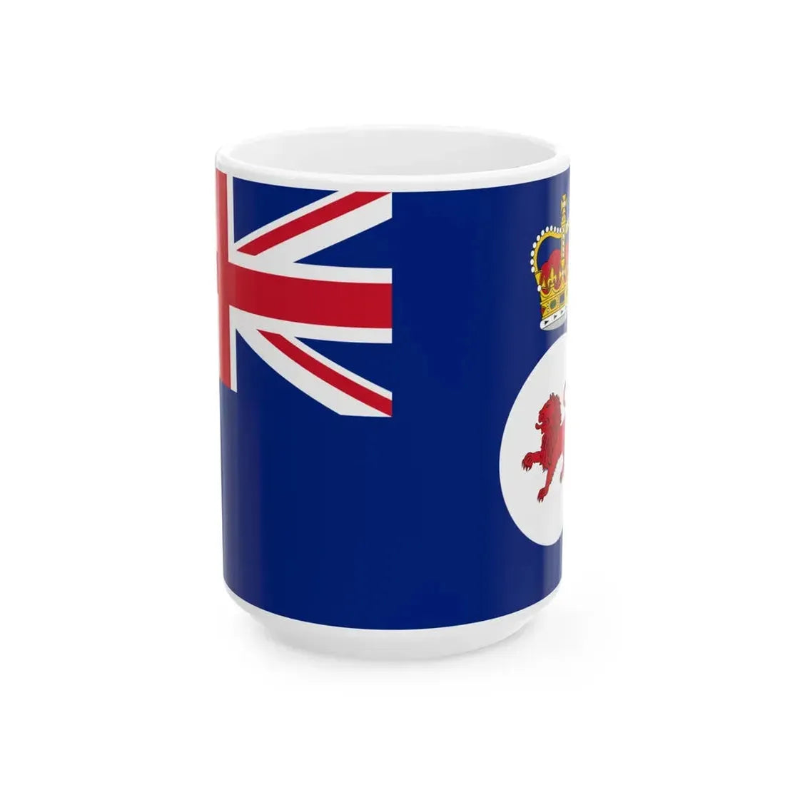 Flag of the Governor of Tasmania (Australia) White Coffee Mug 15oz - Go Mug Yourself