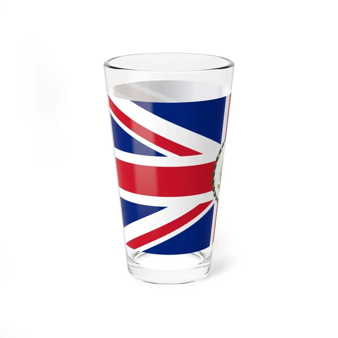 Flag of the Governor of the Bahamas 1904-1953 (Bahamas) Pint Glass 16oz - Go Mug Yourself