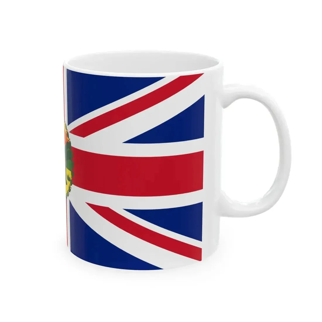 Flag of the Governor of the Gold Coast 1877-1957 (Ghana) White Coffee Mug - Go Mug Yourself