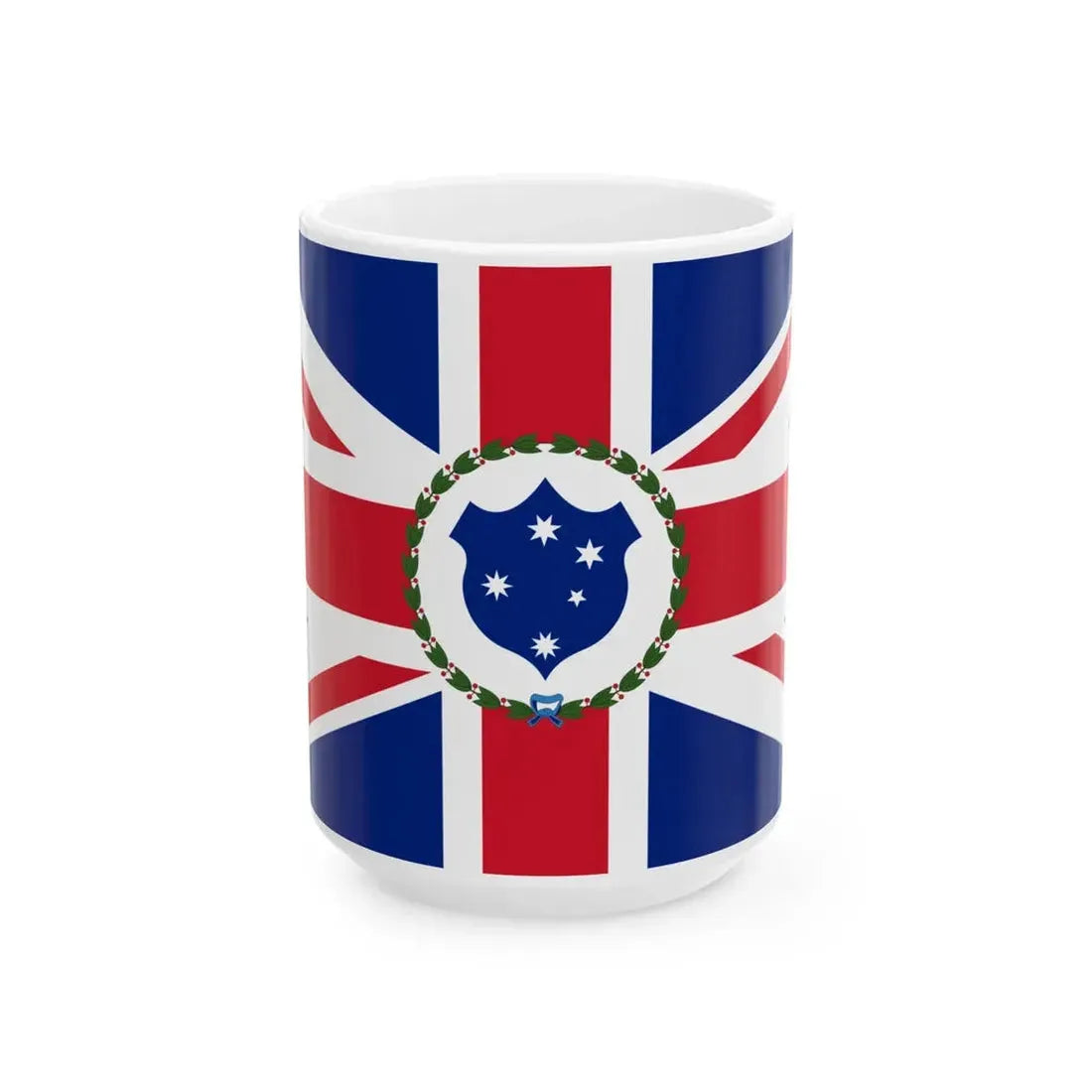 Flag of the Governor of Victoria 1870-1877 (Australia) White Coffee Mug 15oz - Go Mug Yourself