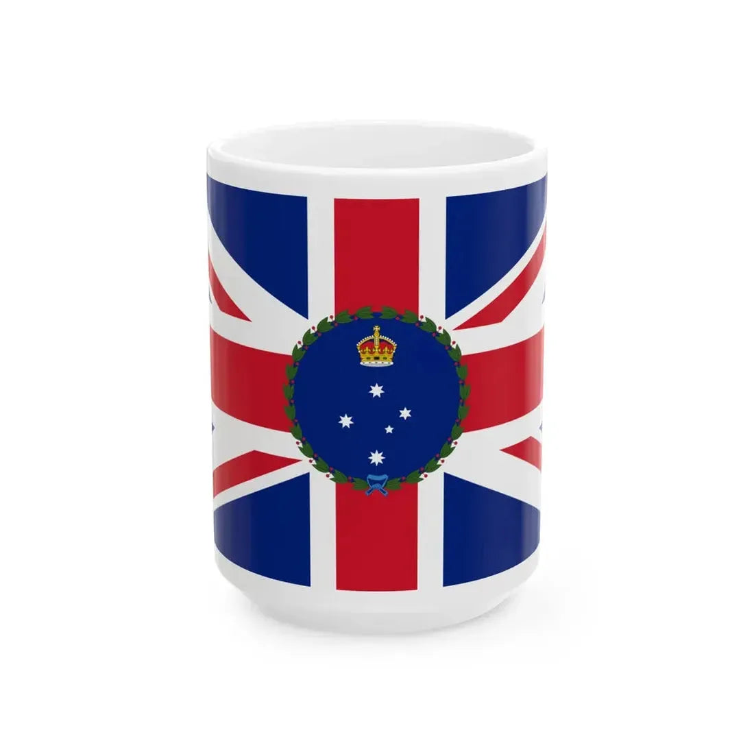 Flag of the Governor of Victoria 1903-1952 (Australia) White Coffee Mug 15oz - Go Mug Yourself