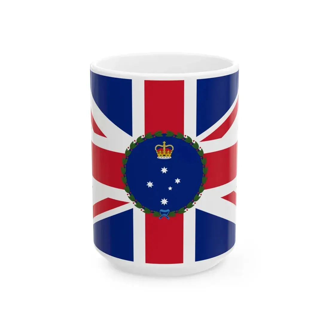 Flag of the Governor of Victoria 1952-1984 (Australia) White Coffee Mug 15oz - Go Mug Yourself