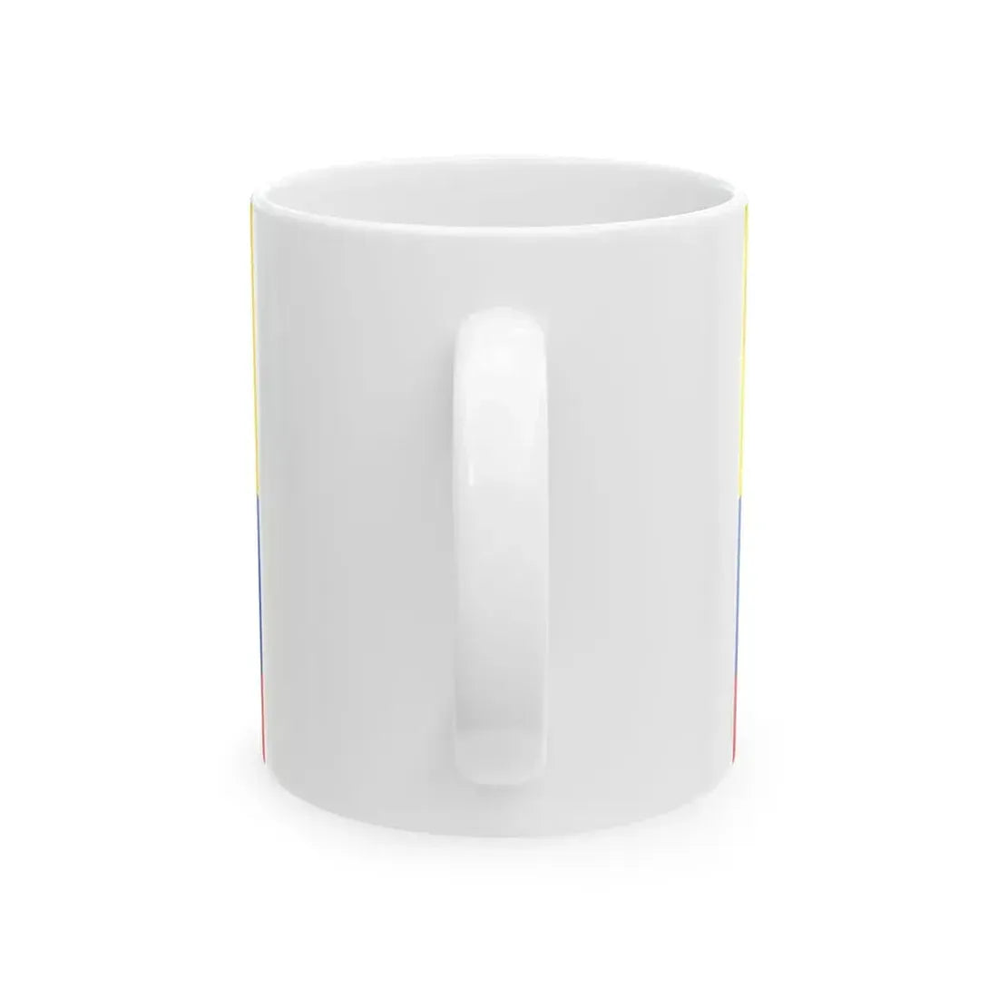 Flag of the Gran Colombia 1819-1820 version 1 (Colombia) White Coffee Mug - Go Mug Yourself