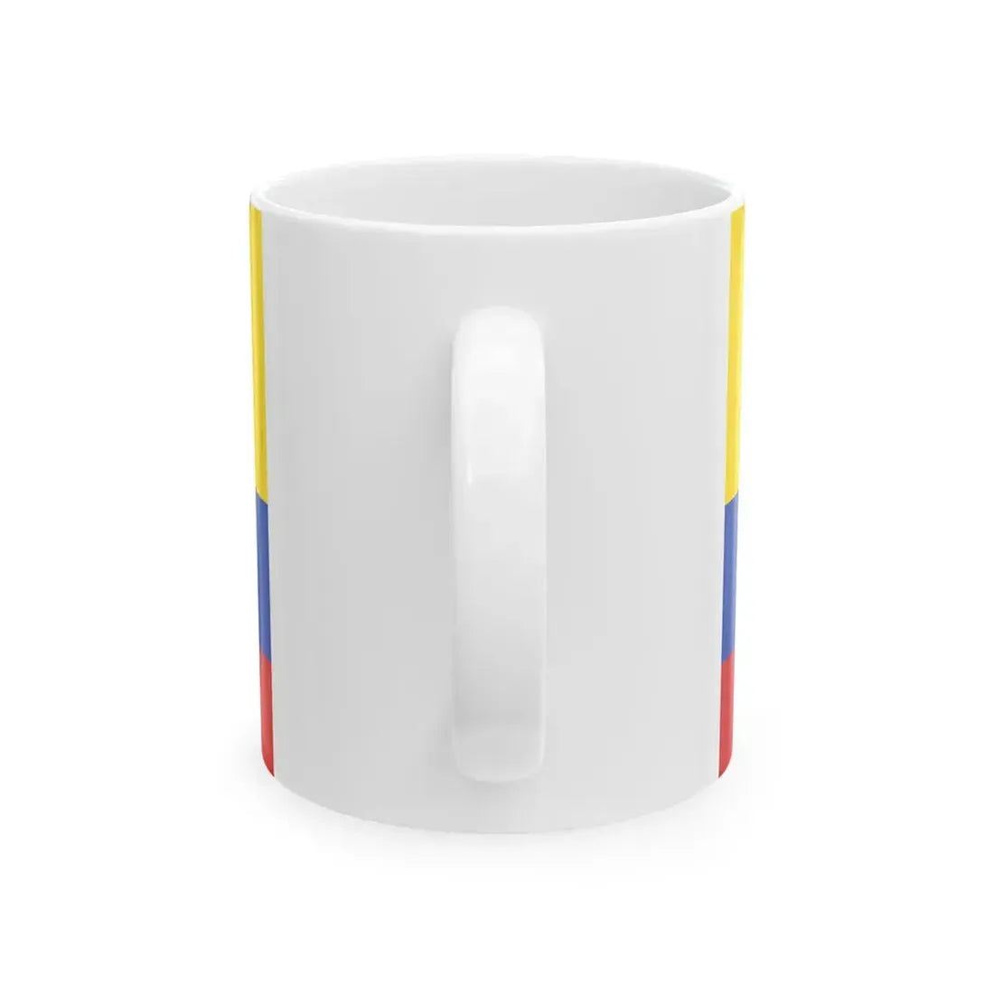 Flag of the Gran Colombia 1819-1820 version 2 (Colombia) White Coffee Mug - Go Mug Yourself