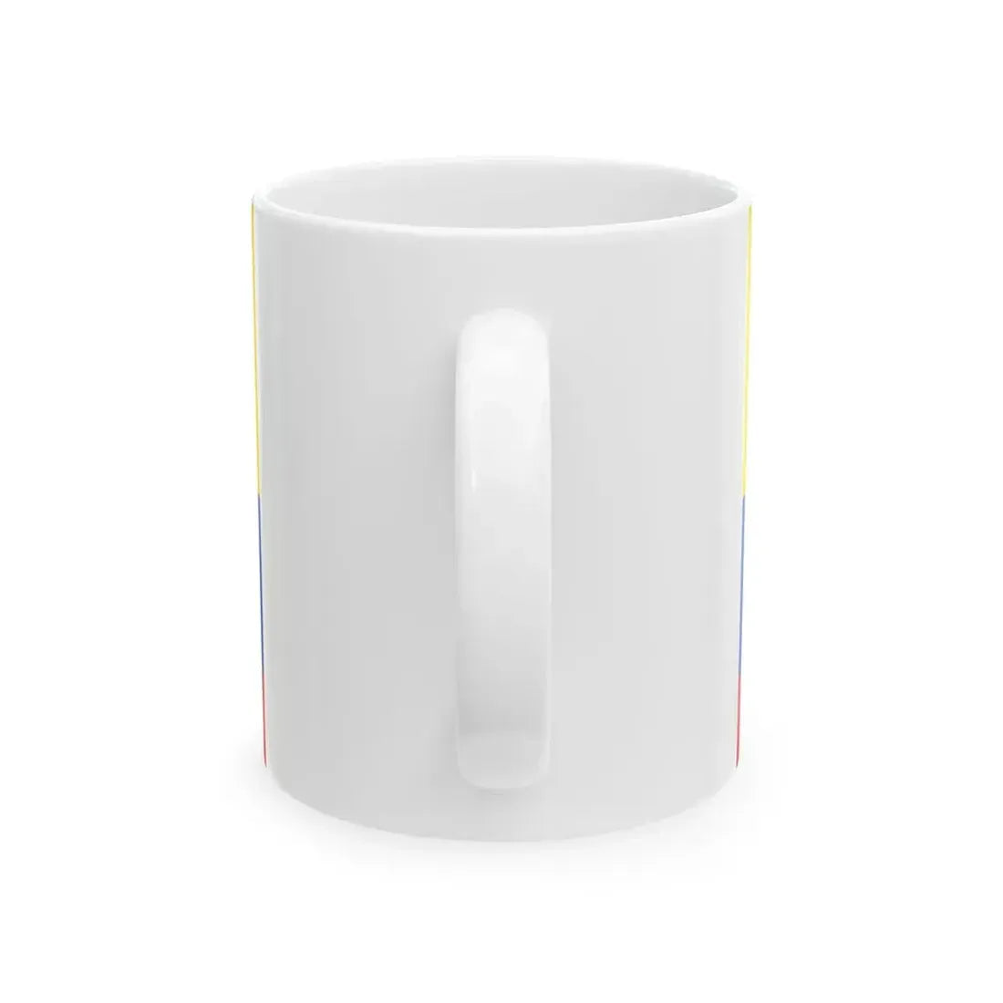 Flag of the Gran Colombia 1819-1820 version 3 (Colombia) White Coffee Mug - Go Mug Yourself