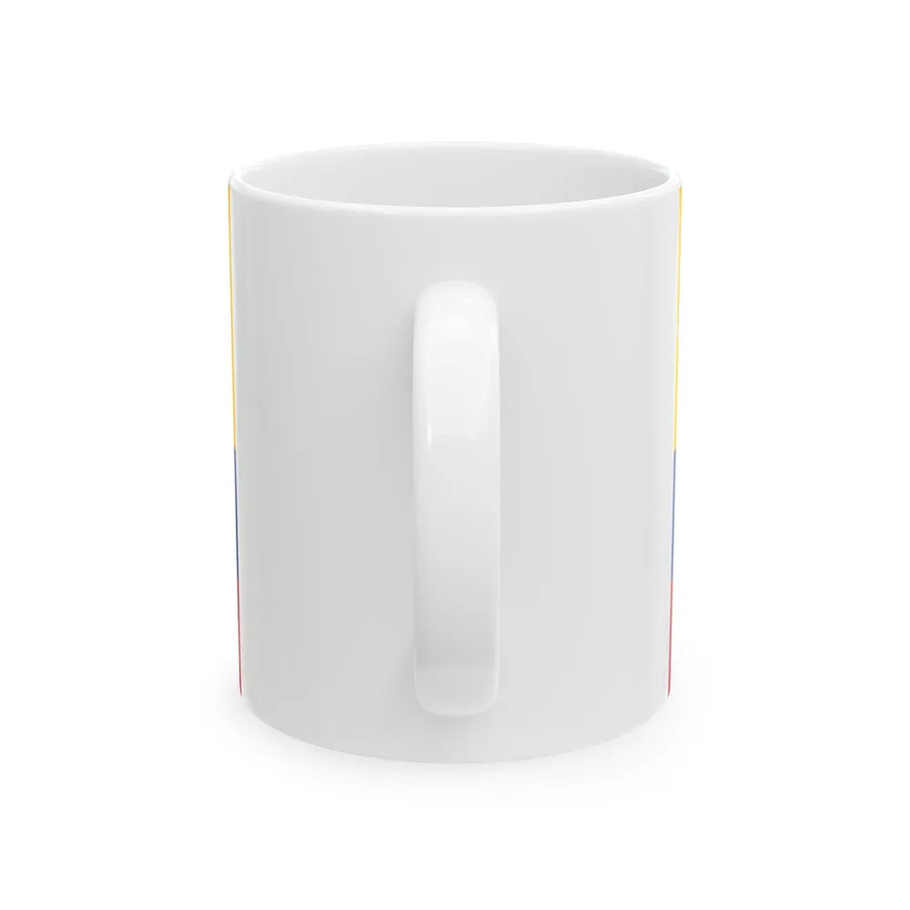 Flag of the Gran Colombia 1820-1821 recolor (Colombia) White Coffee Mug - Go Mug Yourself