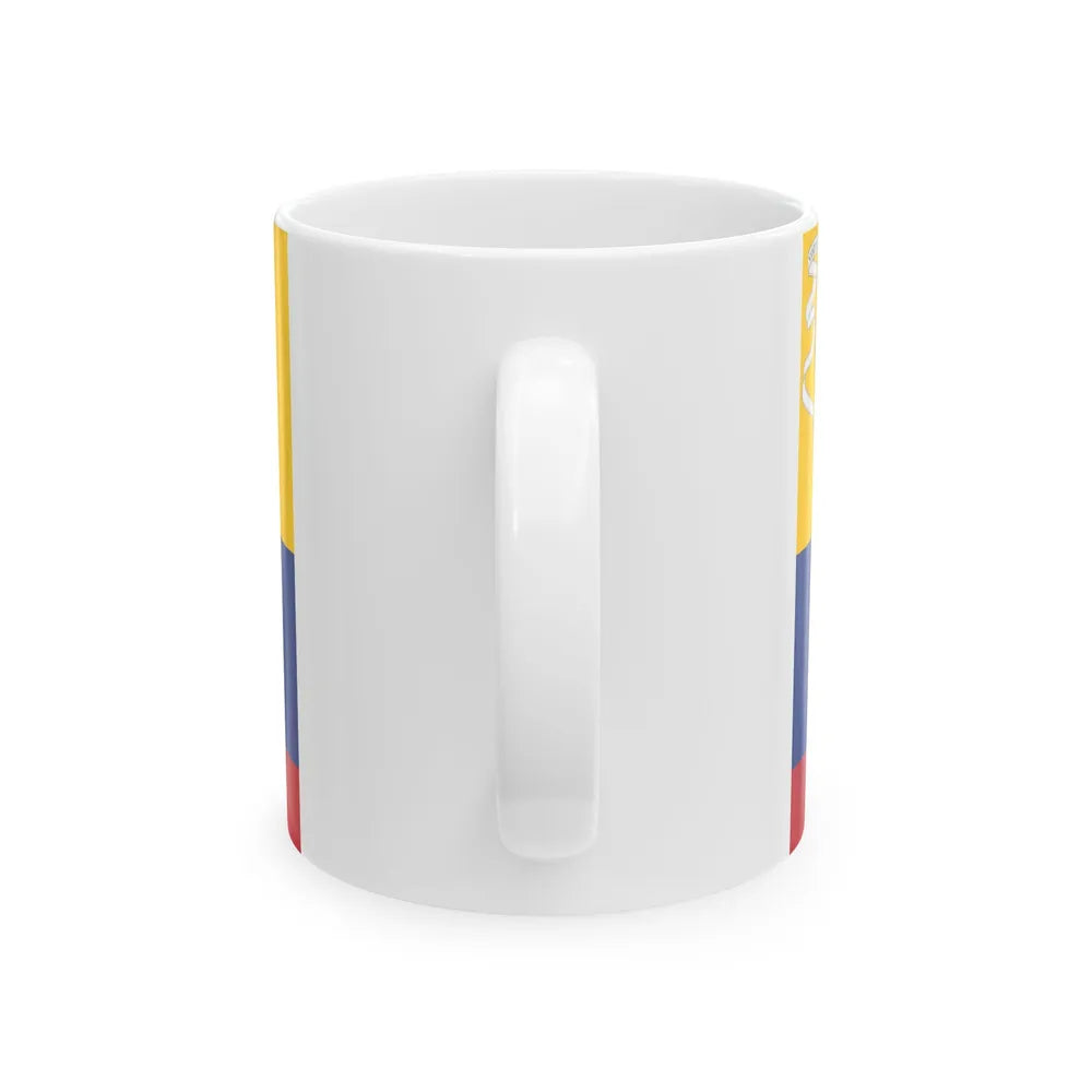 Flag of the Gran Colombia 1820-1821 version 1 recolor (Colombia) White Coffee Mug - Go Mug Yourself