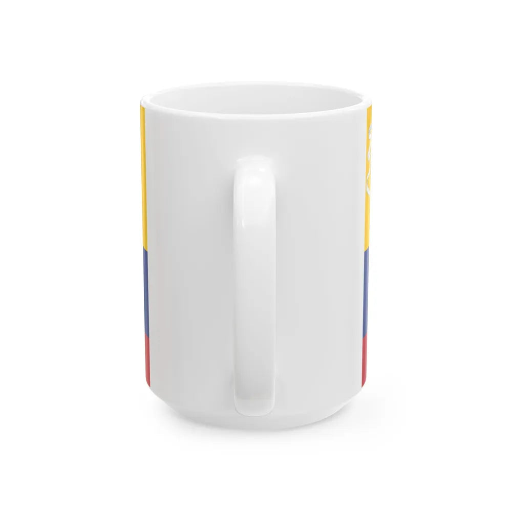 Flag of the Gran Colombia 1820-1821 version 1 recolor (Colombia) White Coffee Mug - Go Mug Yourself