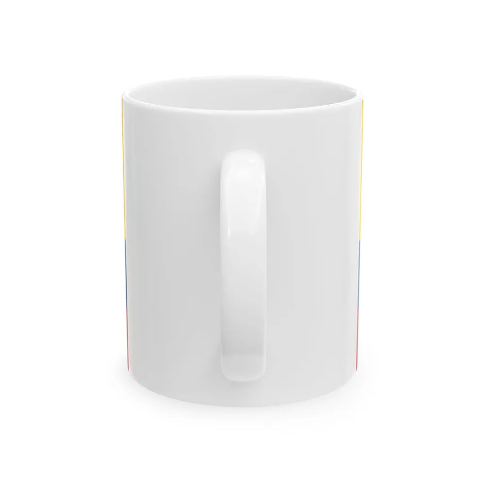Flag of the Gran Colombia 1820-1821 version 2 recolor (Colombia) White Coffee Mug - Go Mug Yourself