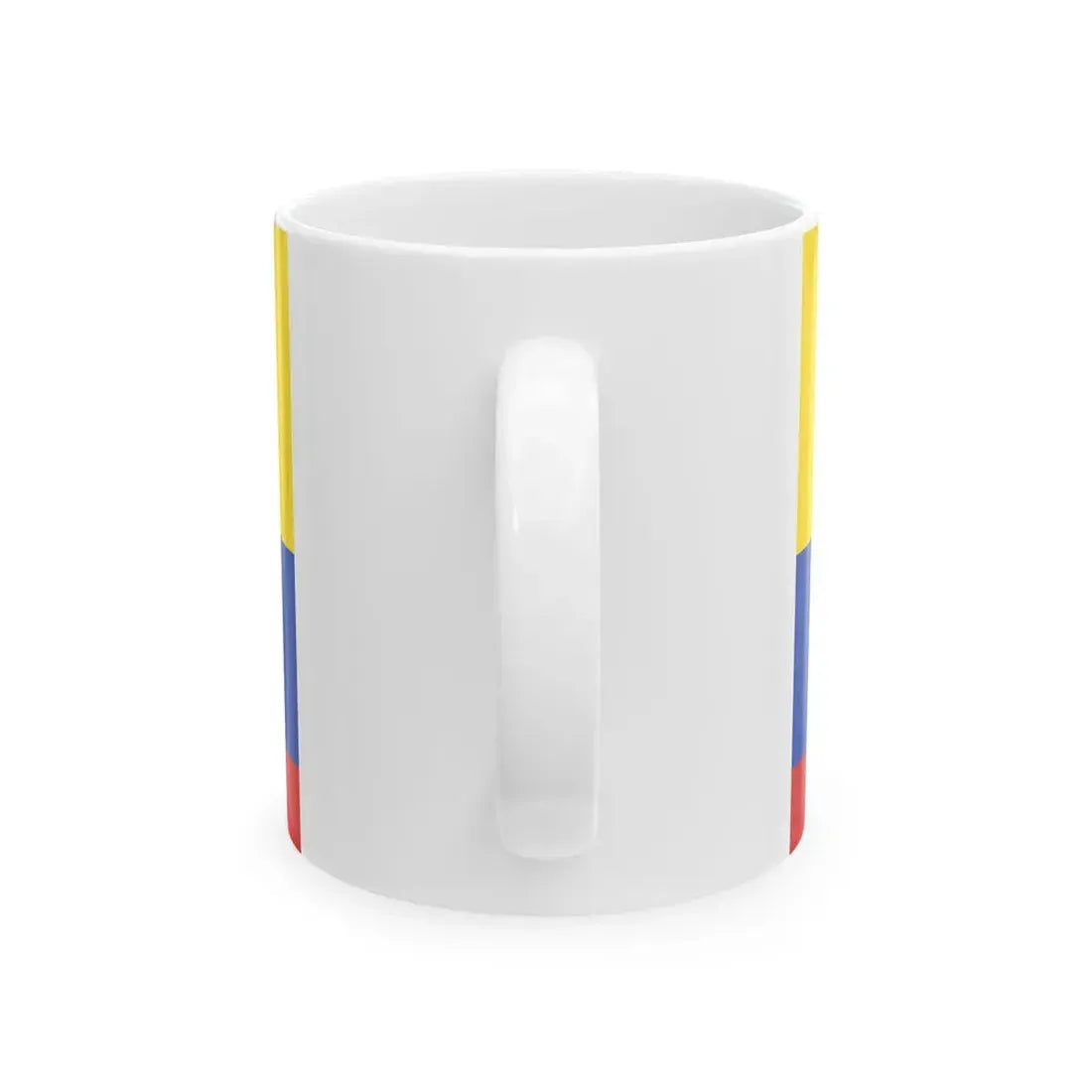 Flag of the Gran Colombia 1820-1821 version 3 (Colombia) White Coffee Mug - Go Mug Yourself