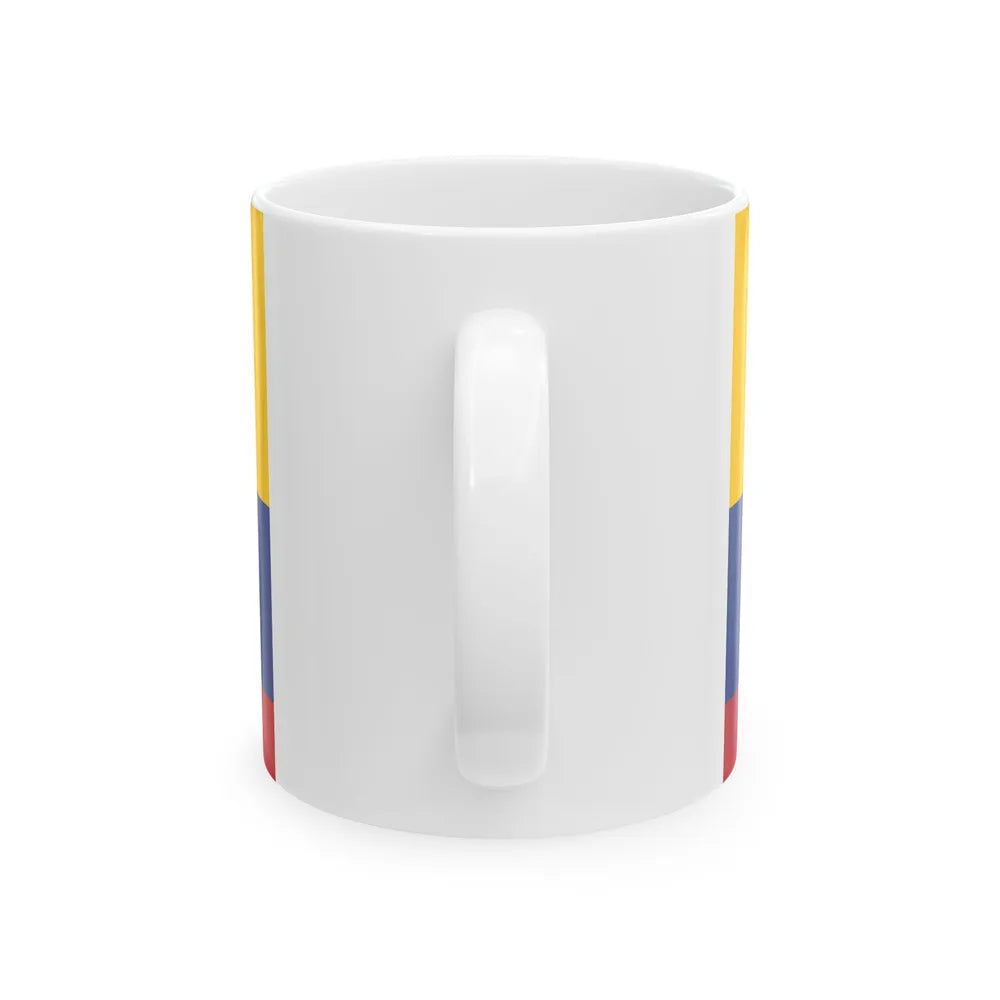 Flag of the Gran Colombia 1820-1821 version 3 recolor (Colombia) White Coffee Mug - Go Mug Yourself