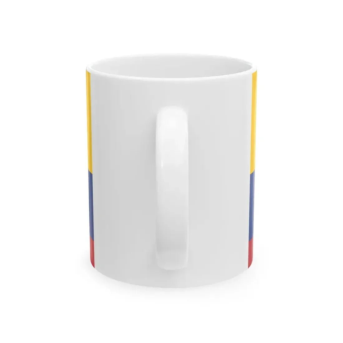 Flag of the Gran Colombia 1820-1821 version 3 recolor (Colombia) White Coffee Mug - Go Mug Yourself