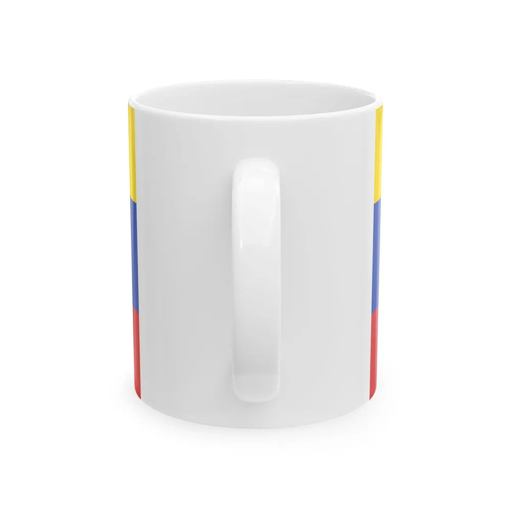 Flag of the Gran Colombia 1821-1830 version 1 (Colombia) White Coffee Mug - Go Mug Yourself