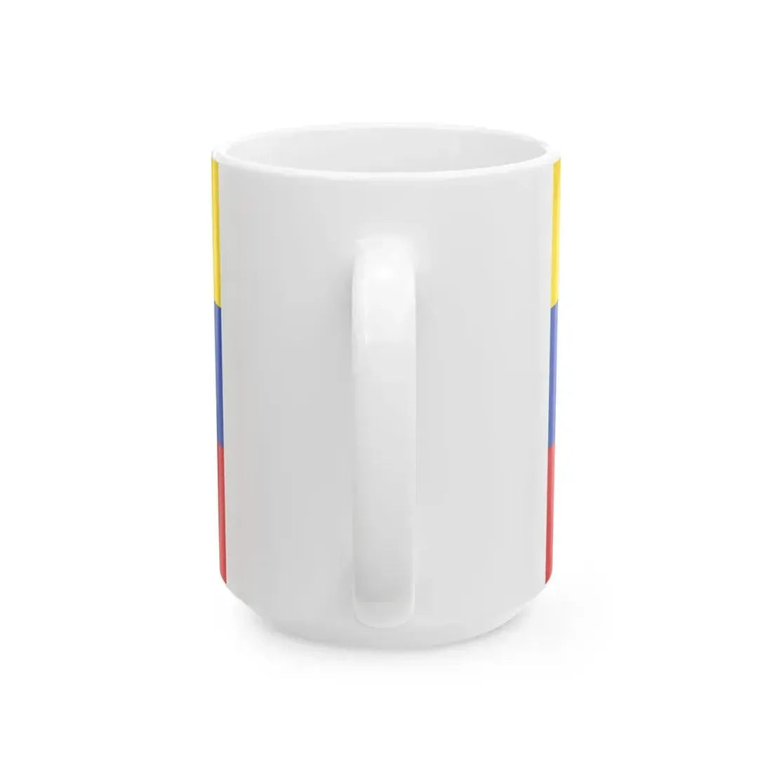 Flag of the Gran Colombia 1821-1830 version 1 (Colombia) White Coffee Mug - Go Mug Yourself