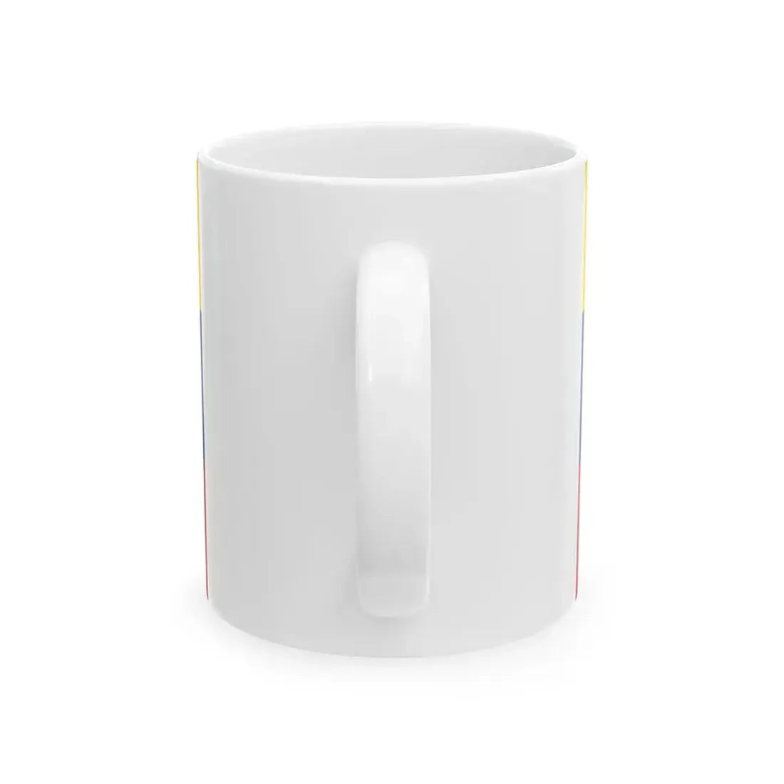 Flag of the Gran Colombia 1821-1830 version 1 recolor (Colombia) White Coffee Mug - Go Mug Yourself