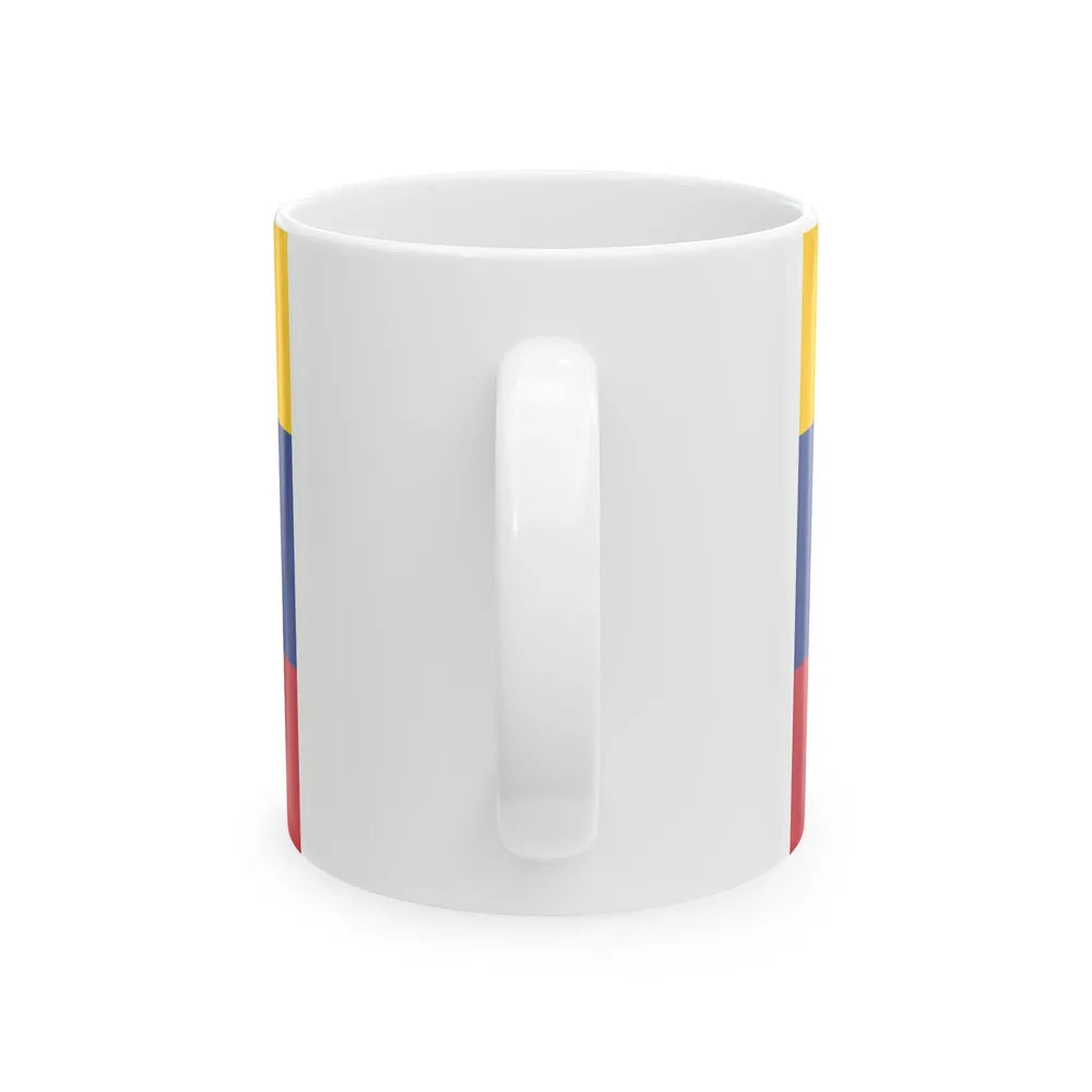Flag of the Gran Colombia 1822 proposal (Colombia) White Coffee Mug - Go Mug Yourself