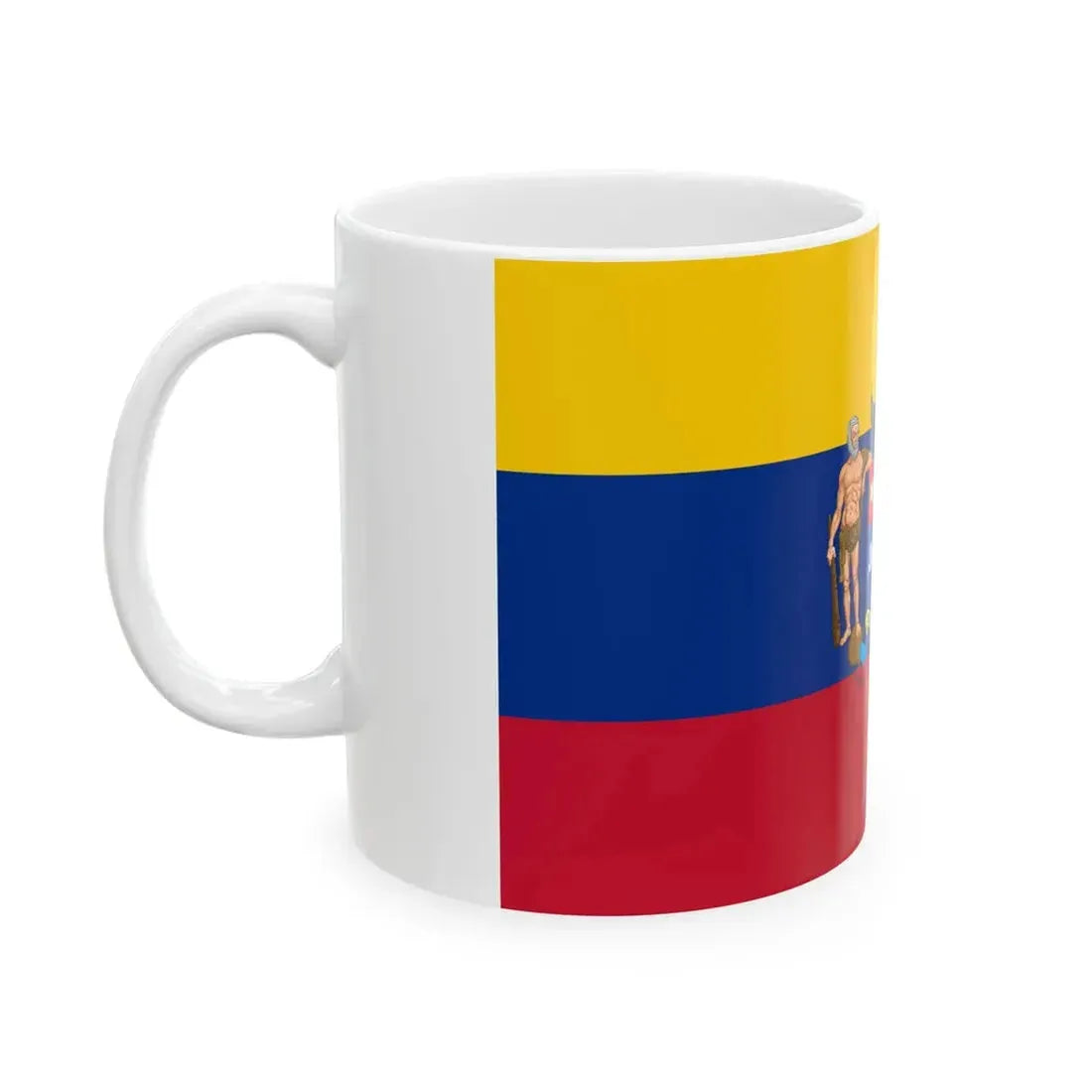 Flag of the Gran Colombia 1822 proposal (Colombia) White Coffee Mug - Go Mug Yourself