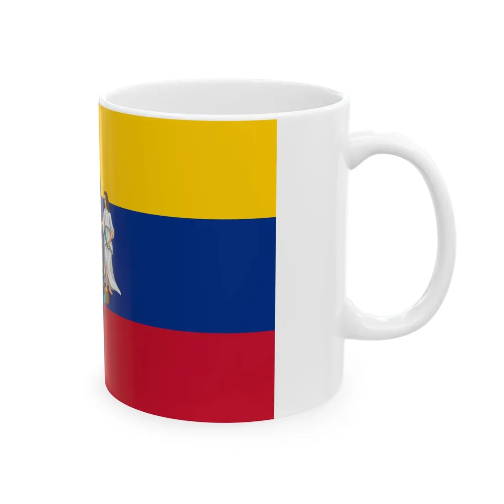 Flag of the Gran Colombia 1822 proposal (Colombia) White Coffee Mug - Go Mug Yourself