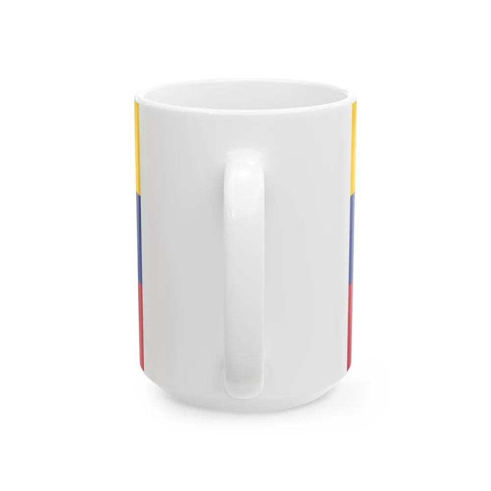 Flag of the Gran Colombia 1822 proposal (Colombia) White Coffee Mug - Go Mug Yourself