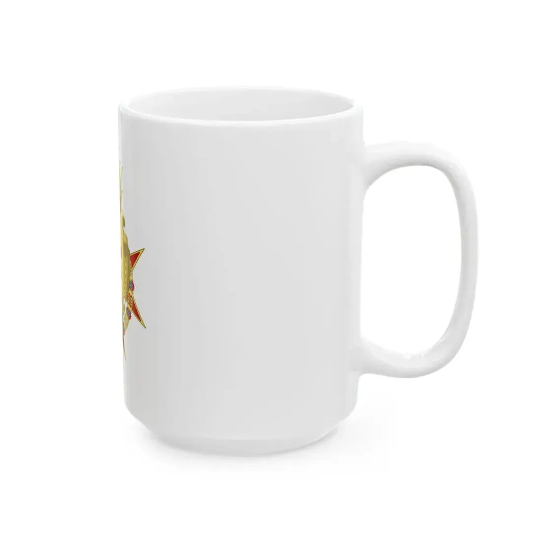 Flag of the Grand Duchy of Tuscany Medici period (Italy) White Coffee Mug - Go Mug Yourself