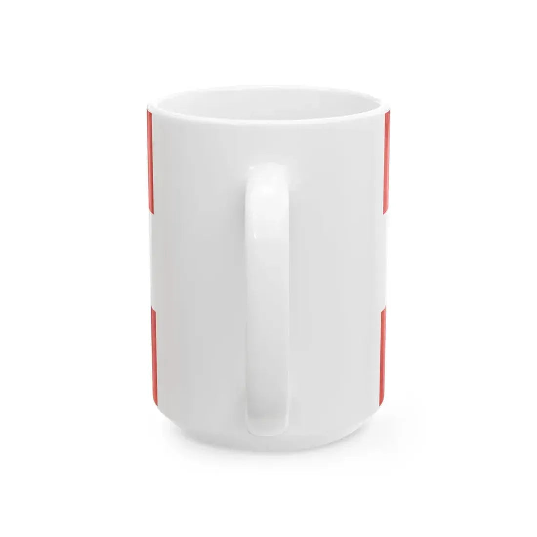 Flag of the Grand Duchy of Tuscany with Great Coat of arms (Italy) White Coffee Mug - Go Mug Yourself