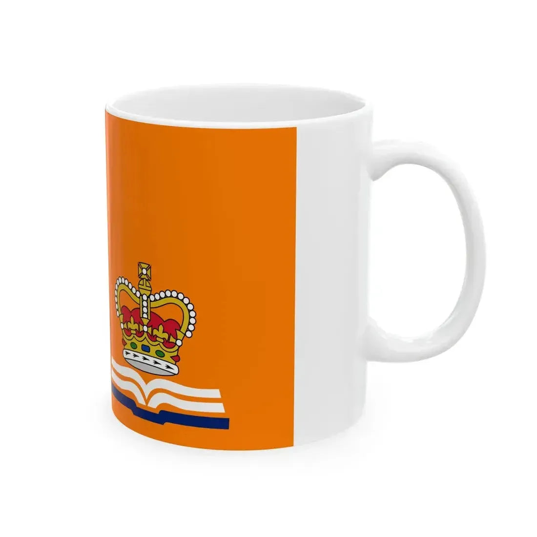 Flag of the Grand Orange Lodge of Australia (Australia) White Coffee Mug - Go Mug Yourself