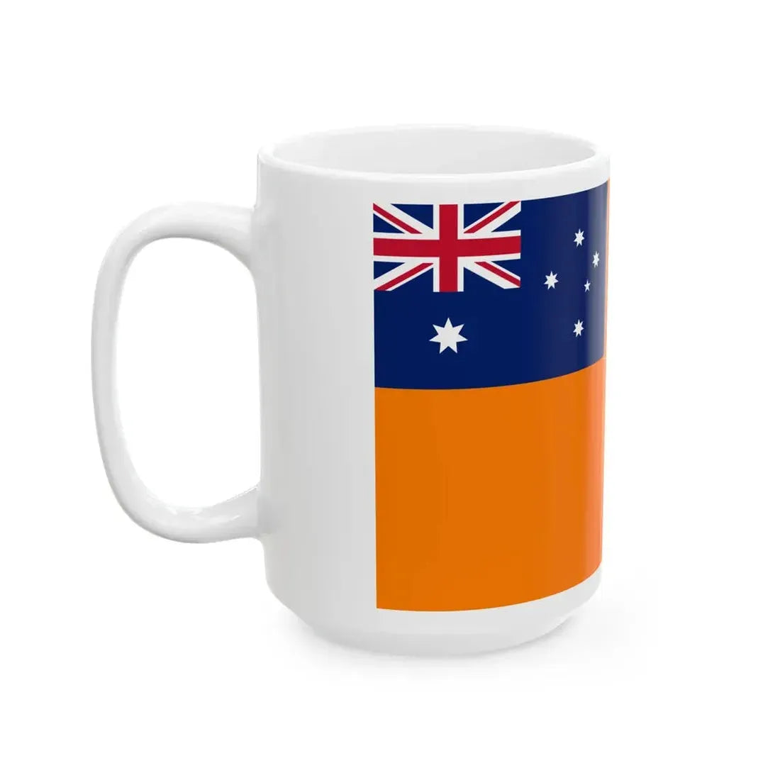 Flag of the Grand Orange Lodge of Australia (Australia) White Coffee Mug - Go Mug Yourself