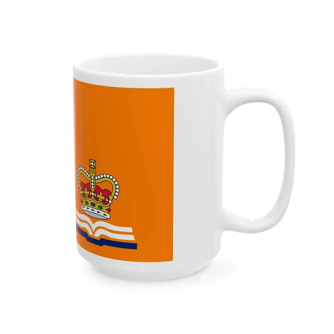 Flag of the Grand Orange Lodge of Australia (Australia) White Coffee Mug - Go Mug Yourself