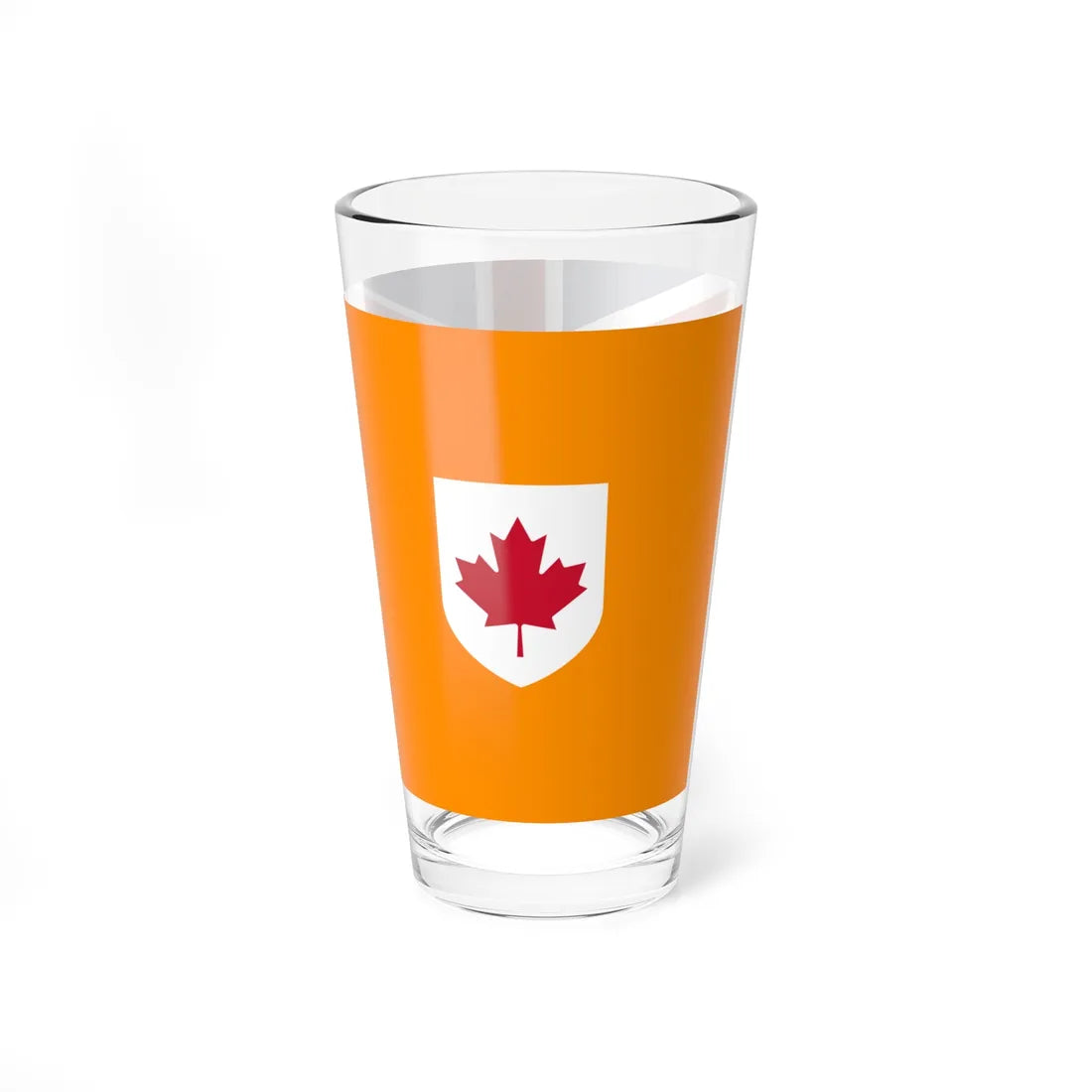 Flag of the Grand Orange Lodge of Canada (Canada) Pint Glass 16oz - Go Mug Yourself