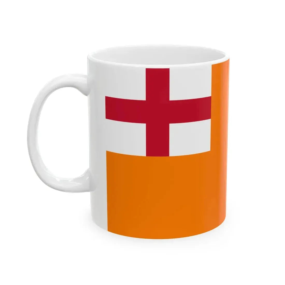 Flag of the Grand Orange Lodge of New Zealand (New Zealand) White Coffee Mug - Go Mug Yourself
