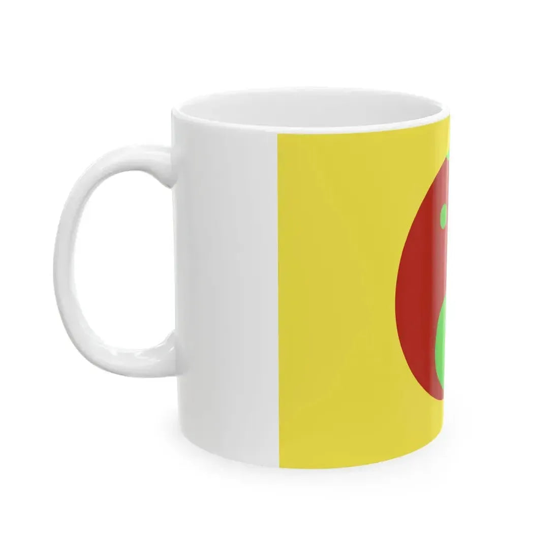 Flag of the Great Way Municipal Government of Shanghai Corrected (China) White Coffee Mug - Go Mug Yourself