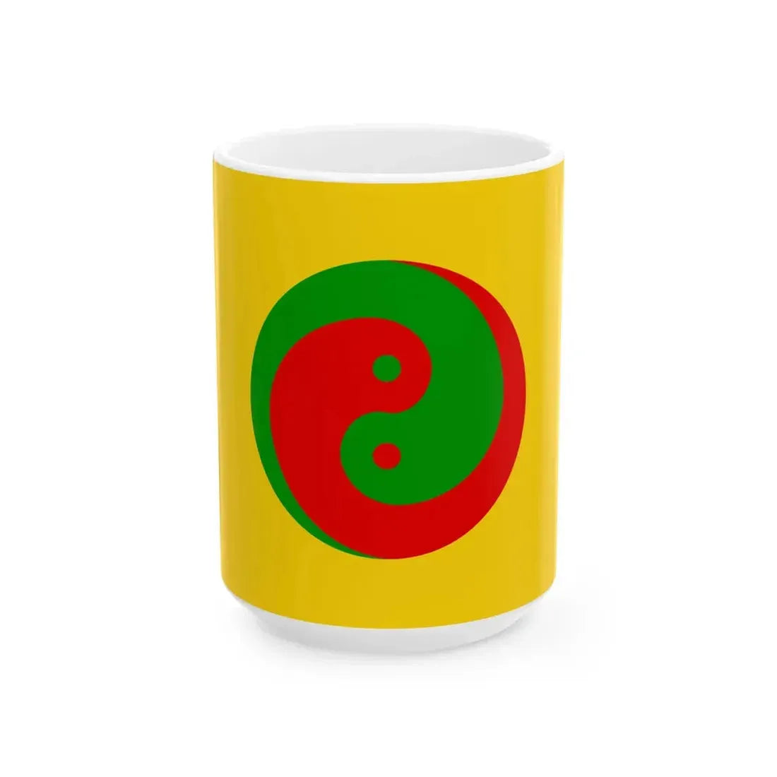 Flag of the Great Way Municipal Government of Shanghai large (China) White Coffee Mug 15oz - Go Mug Yourself