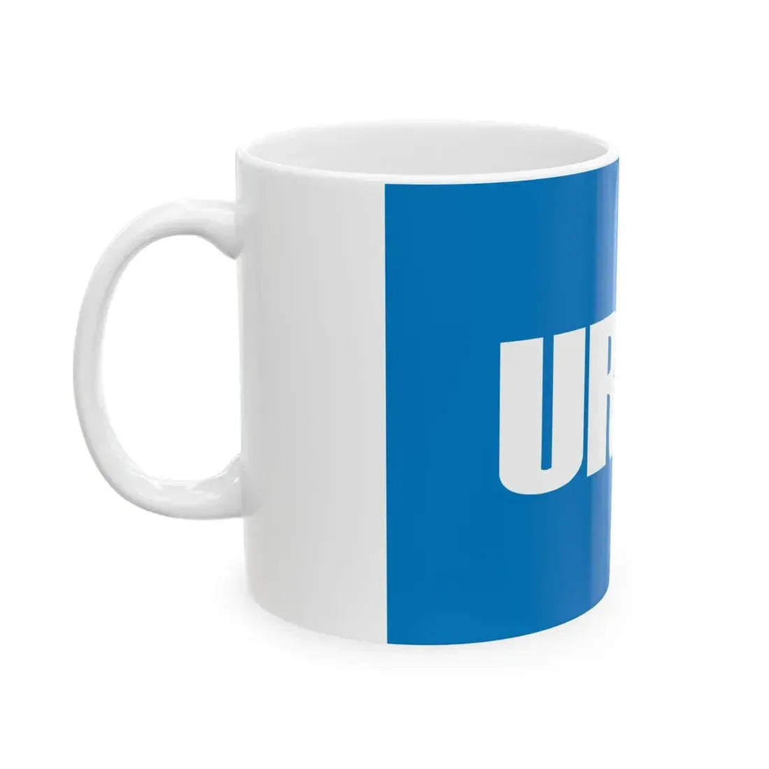 Flag of the Guatemalan National Revolutionary Unity (Guatemala) White Coffee Mug - Go Mug Yourself