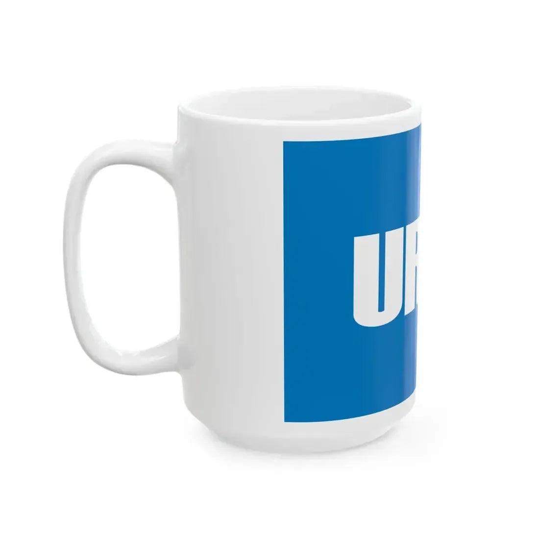 Flag of the Guatemalan National Revolutionary Unity (Guatemala) White Coffee Mug - Go Mug Yourself