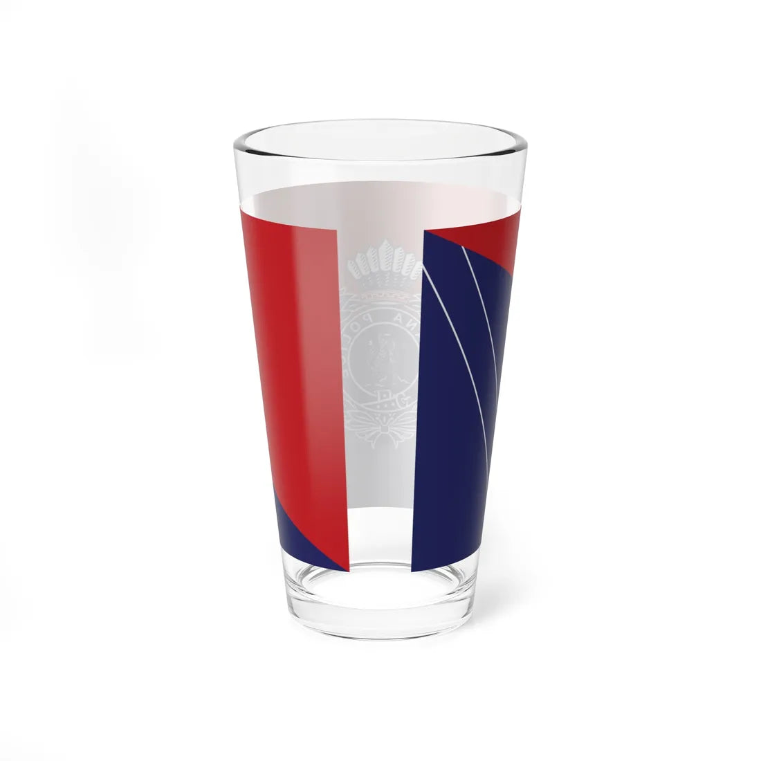Flag of the Guyana Police Force B Division (Guyana) Pint Glass 16oz - Go Mug Yourself