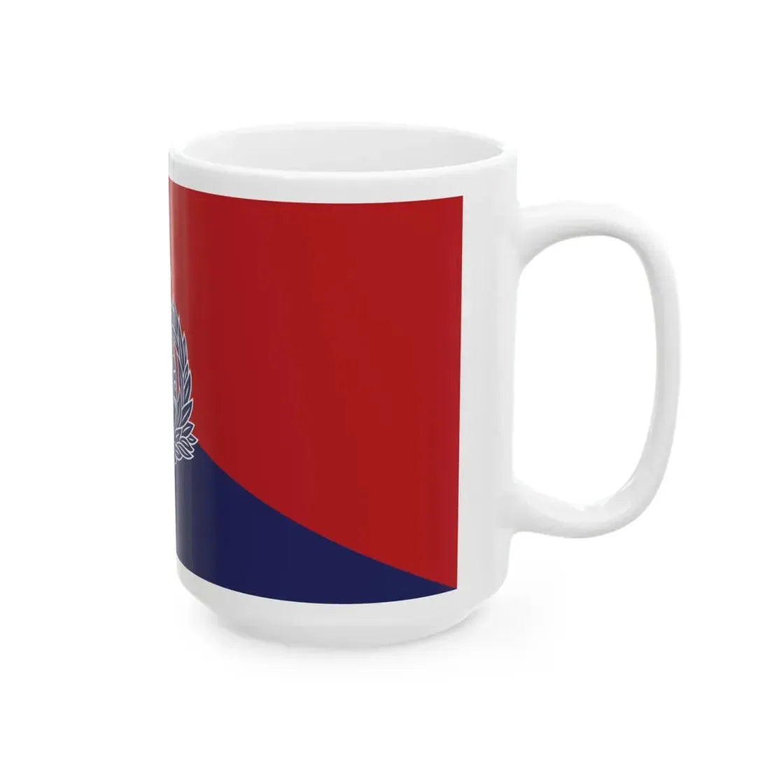 Flag of the Guyana Police Force B Division (Guyana) White Coffee Mug - Go Mug Yourself