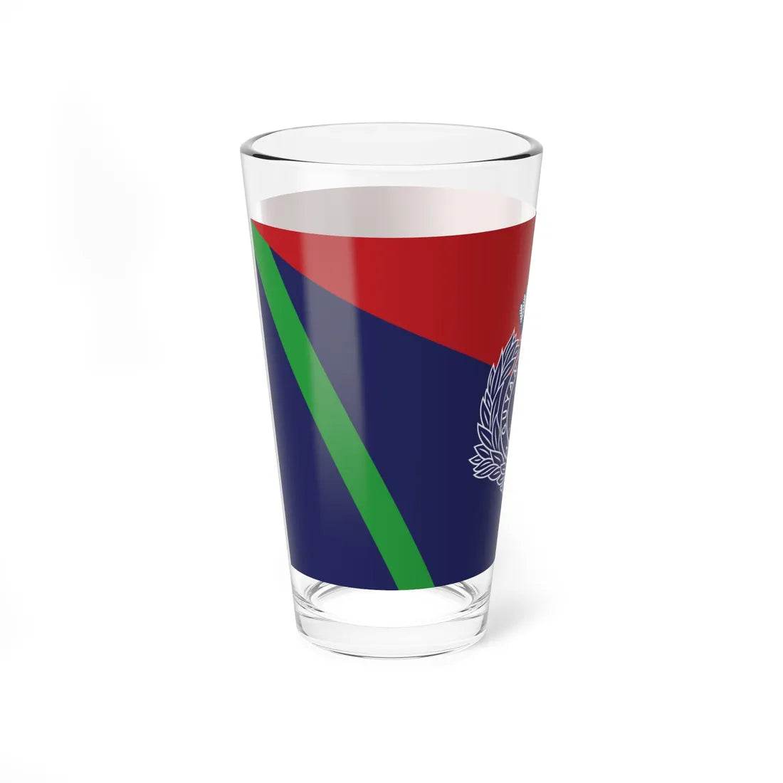 Flag of the Guyana Police Force D Division (Guyana) Pint Glass 16oz - Go Mug Yourself
