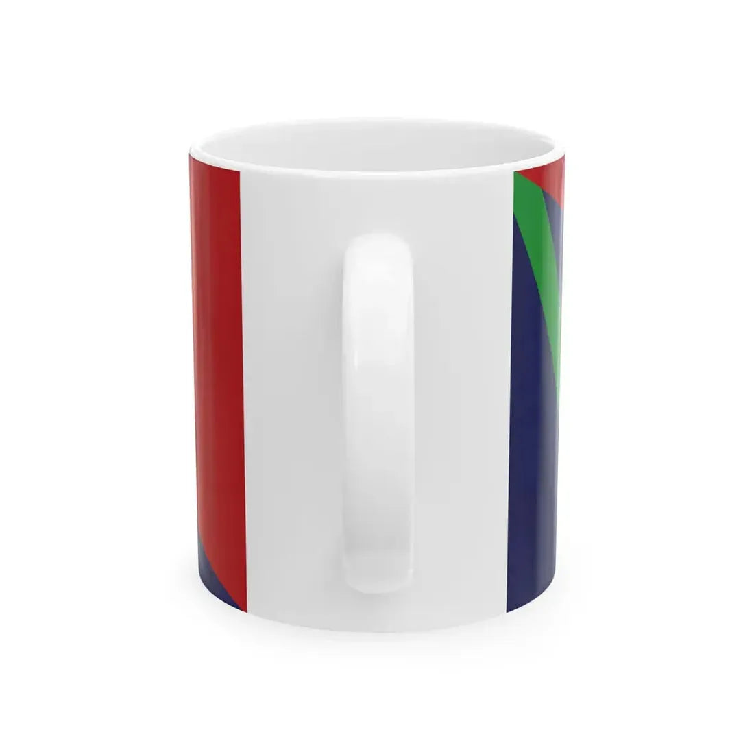 Flag of the Guyana Police Force D Division (Guyana) White Coffee Mug - Go Mug Yourself