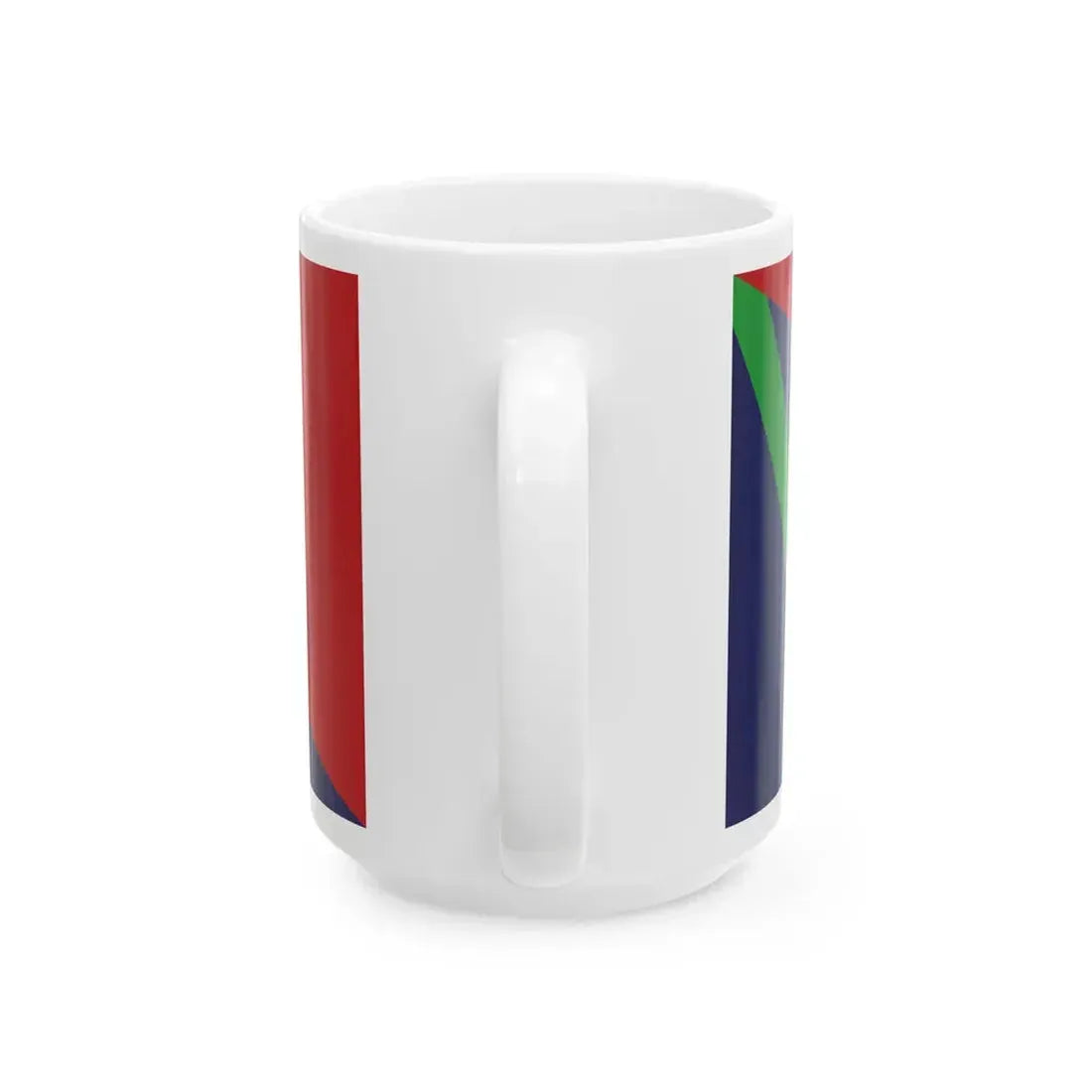 Flag of the Guyana Police Force D Division (Guyana) White Coffee Mug - Go Mug Yourself