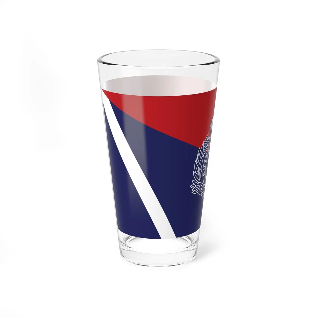 Flag of the Guyana Police Force G Division (Guyana) Pint Glass 16oz - Go Mug Yourself
