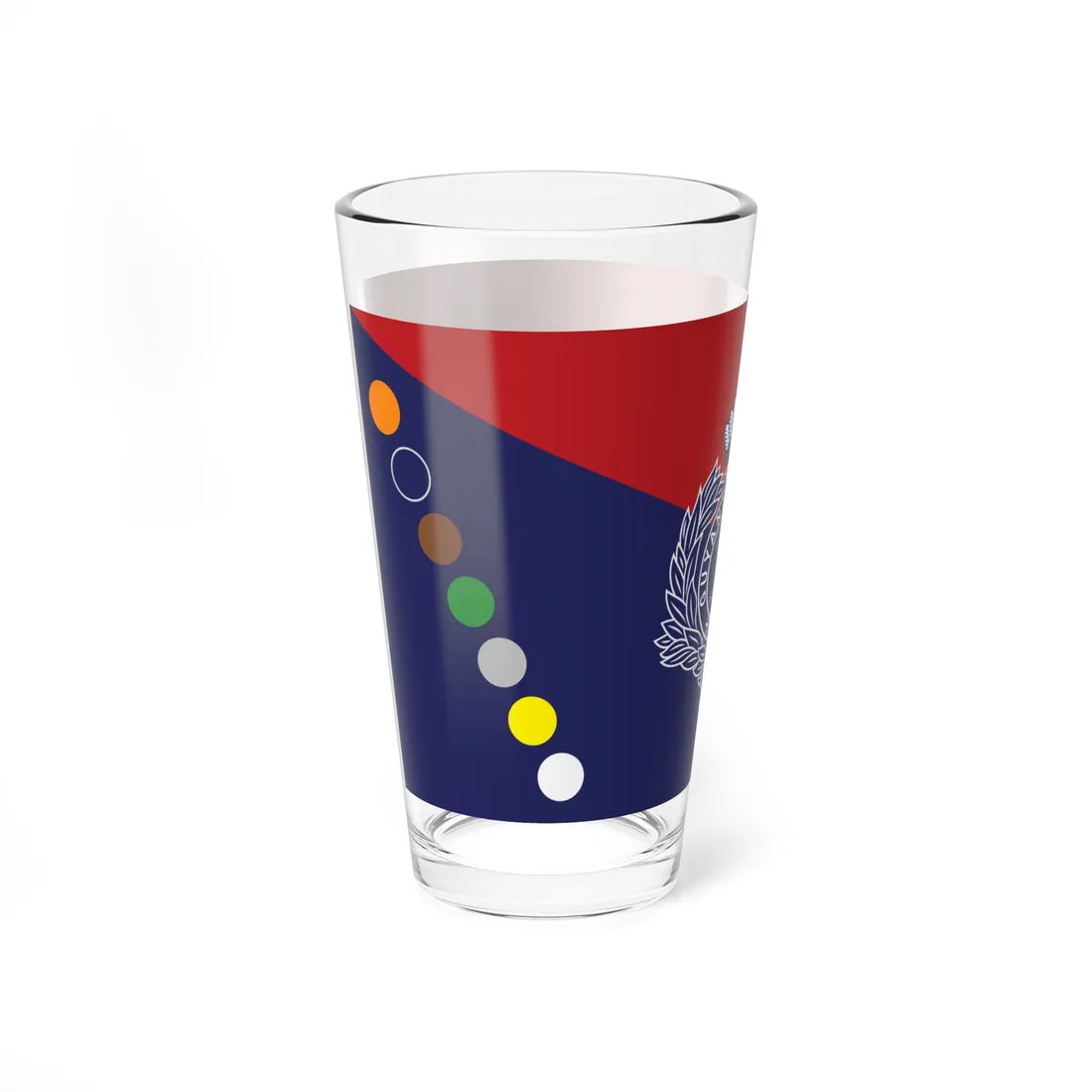 Flag of the Guyana Police Force Headquarters (Guyana) Pint Glass 16oz - Go Mug Yourself