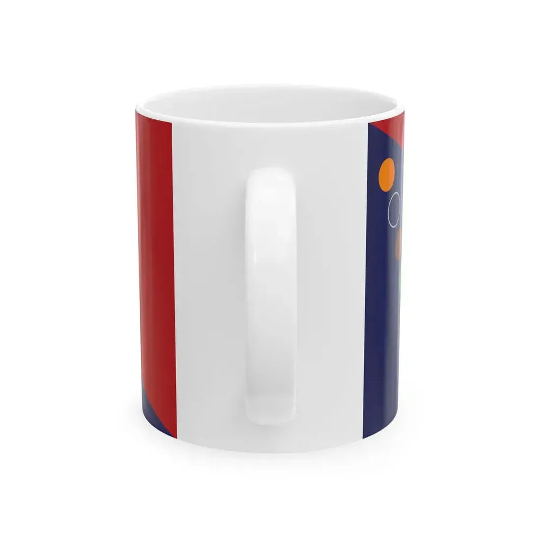Flag of the Guyana Police Force Headquarters (Guyana) White Coffee Mug - Go Mug Yourself