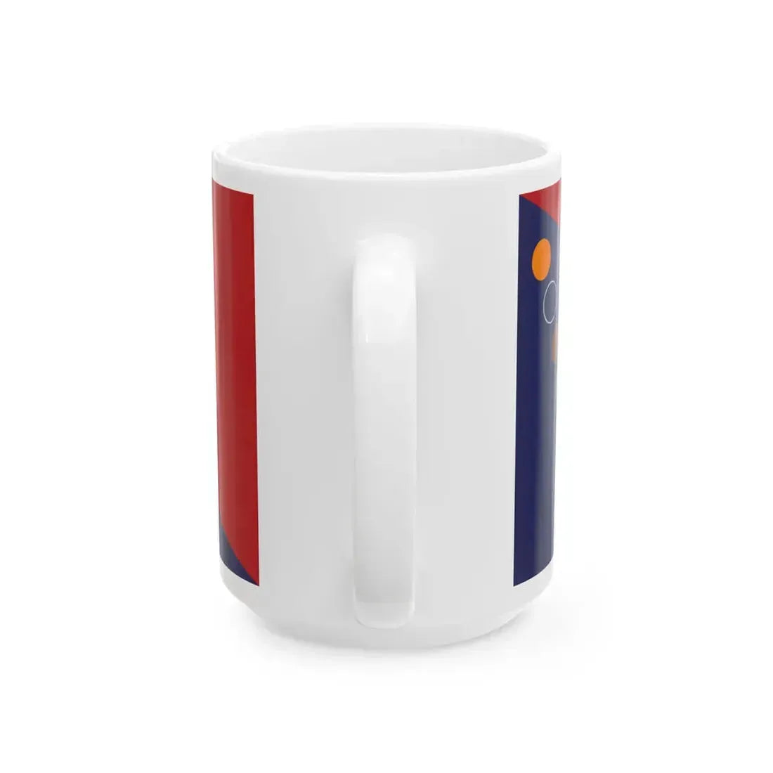 Flag of the Guyana Police Force Headquarters (Guyana) White Coffee Mug - Go Mug Yourself