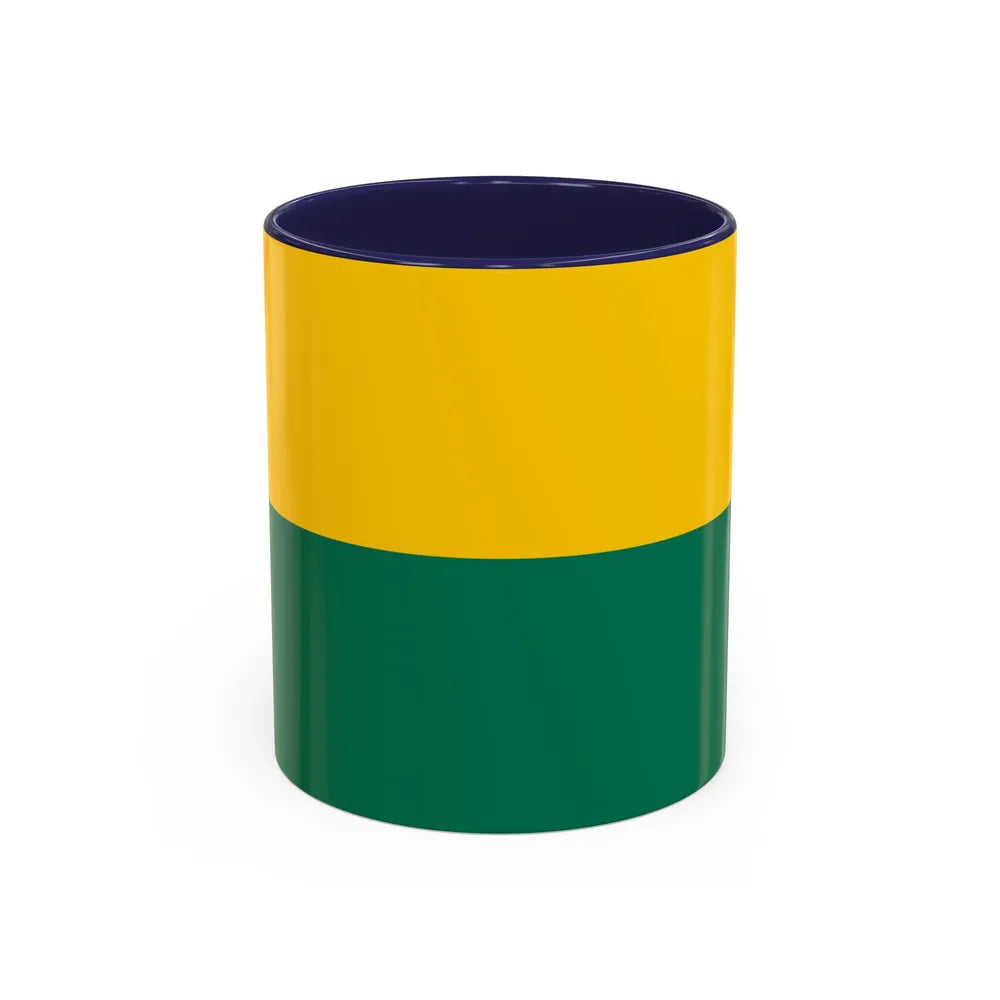 Flag of The Hague the capital of the province of South Holland Netherlands - Accent Coffee Mug 11oz Navy - Go Mug Yourself