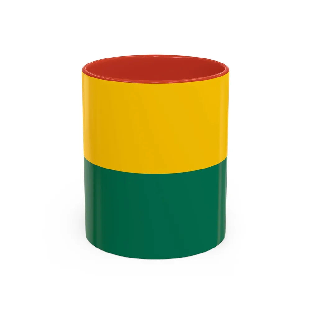 Flag of The Hague the capital of the province of South Holland Netherlands - Accent Coffee Mug 11oz Red - Go Mug Yourself