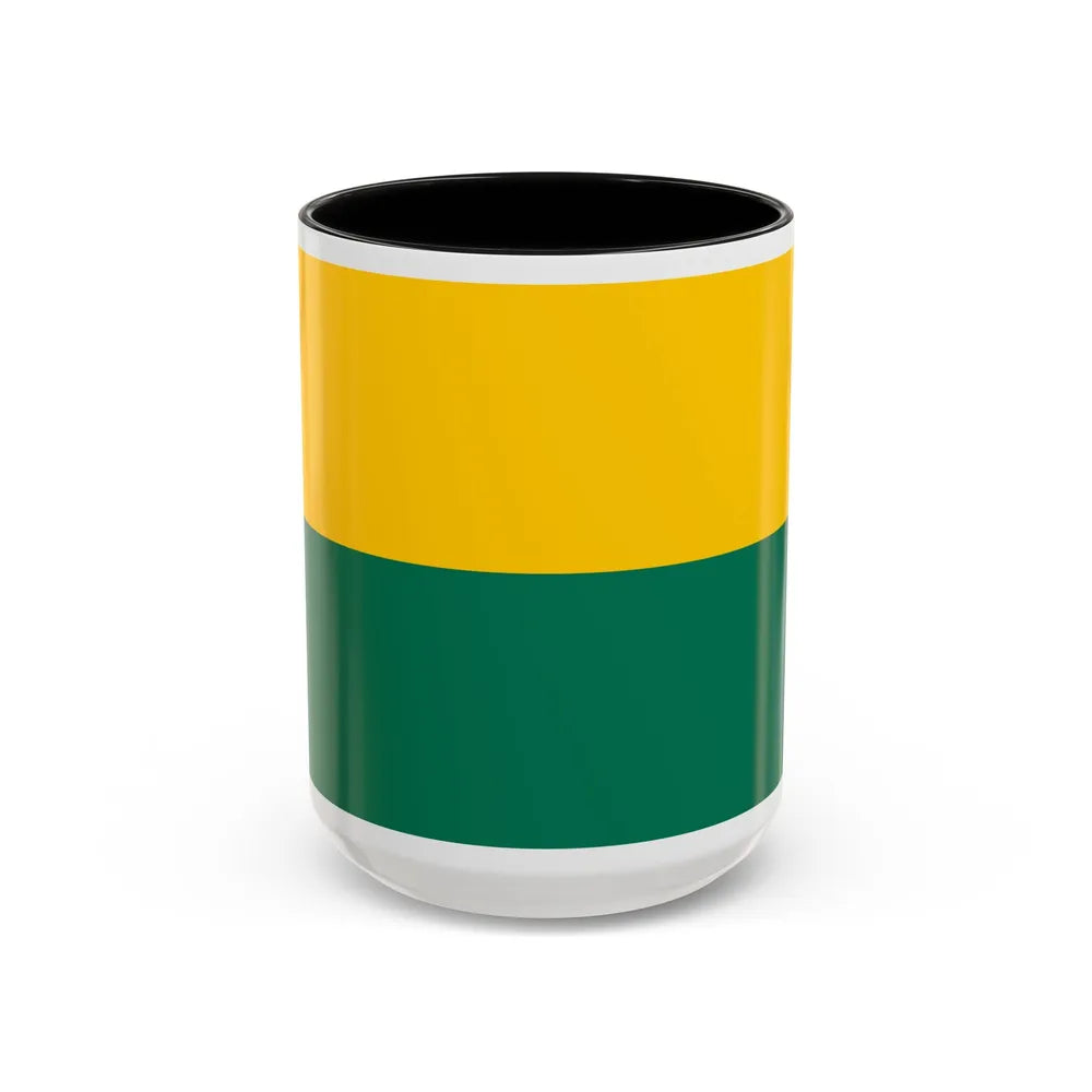 Flag of The Hague the capital of the province of South Holland Netherlands - Accent Coffee Mug 15oz Black - Go Mug Yourself